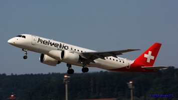 Embraer E190-E2HB-AZC) Helvetic AirwaysLX464 Zürich – London