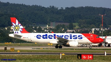Airbus A320-214(HB-IJV) Edelweiss AirWK333 Corfu – Zürich
