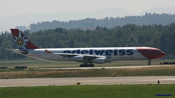 Airbus A340-313(HB-JMD) Edelweiss AirWK16 Zürich – Denver