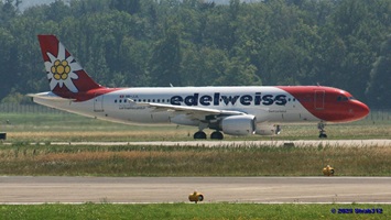 Airbus A320-214(HB-JJL) Edelweiss AirWK354 Zürich – Mykonos