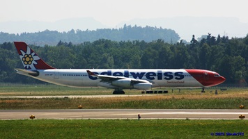 Airbus A340-313(HB-JMF) Edelweiss AirWK4 Zürich – Tampa