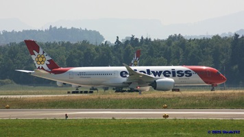 Airbus A350-941HB-IHC) Edelweiss AirWK2 Zürich – Las Vegas
